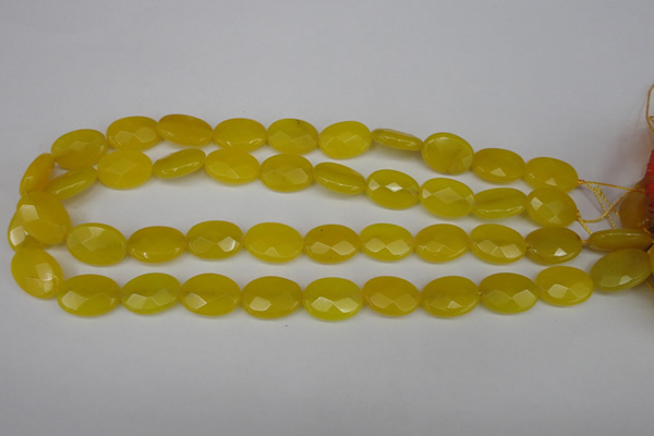 CCN2208 15.5 inches 13*18mm faceted oval candy jade beads