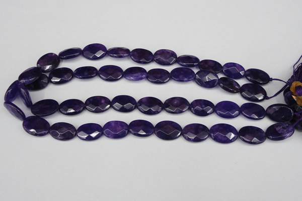 CCN2214 15.5 inches 13*18mm faceted oval candy jade beads