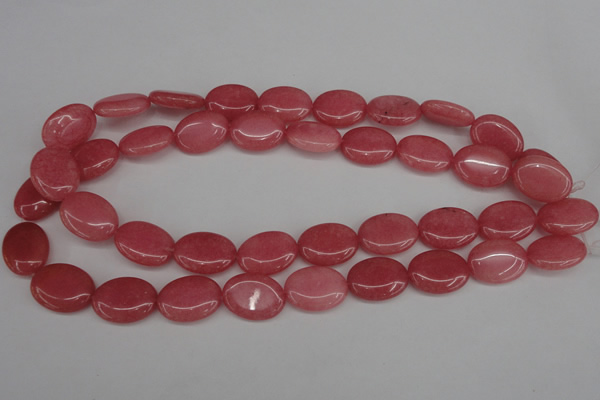 CCN2224 15.5 inches 15*20mm oval candy jade beads wholesale