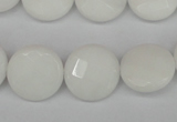 CCN2233 15.5 inches 16mm faceted coin candy jade beads wholesale