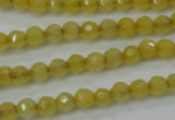 CCN2253 15.5 inches 4mm faceted round candy jade beads wholesale