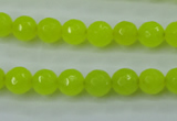 CCN2263 15.5 inches 8mm faceted round candy jade beads wholesale