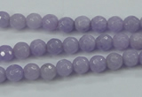 CCN2287 15.5 inches 6mm faceted round candy jade beads wholesale