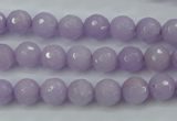 CCN2288 15.5 inches 8mm faceted round candy jade beads wholesale