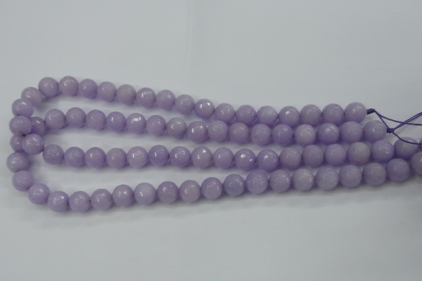 CCN2289 15.5 inches 10mm faceted round candy jade beads wholesale