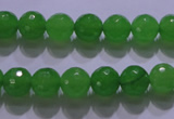 CCN2301 15.5 inches 10mm faceted round candy jade beads wholesale