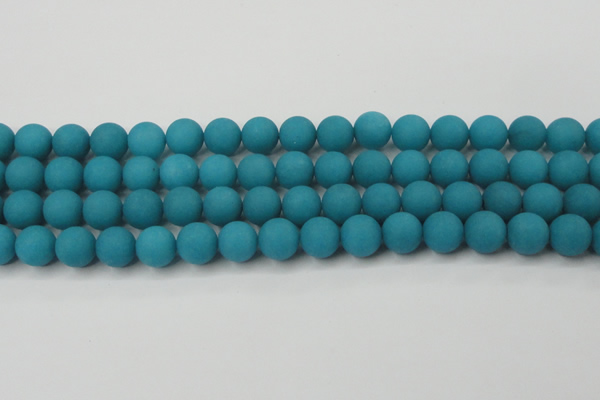 CCN2452 15.5 inches 8mm round matte candy jade beads wholesale