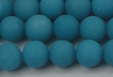 CCN2511 15.5 inches 14mm round matte candy jade beads wholesale