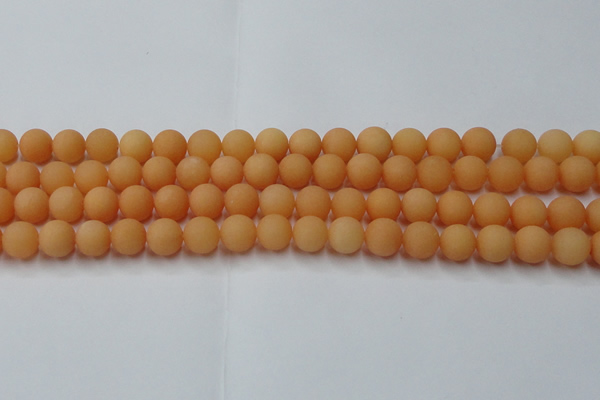 CCN2518 15.5 inches 10mm round matte candy jade beads wholesale