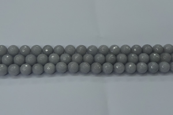 CCN2562 15 inches 12mm faceted round candy jade beads wholesale