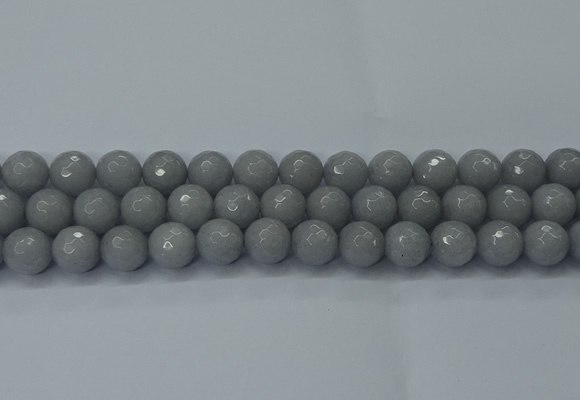 CCN2563 15 inches 14mm faceted round candy jade beads wholesale