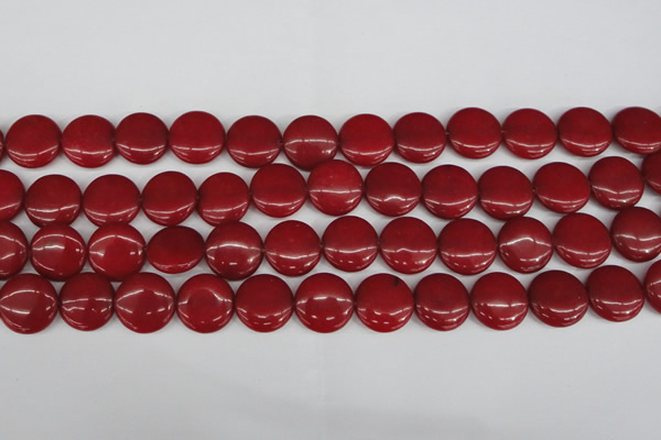 CCN2602 15.5 inches 18mm flat round candy jade beads wholesale