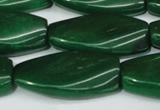 CCN2625 15.5 inches 15*30mm twisted rectangle candy jade beads