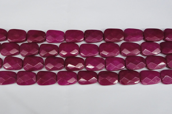 CCN2631 15.5 inches 18*25mm faceted trapezoid candy jade beads