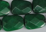 CCN2639 15.5 inches 18*25mm faceted trapezoid candy jade beads