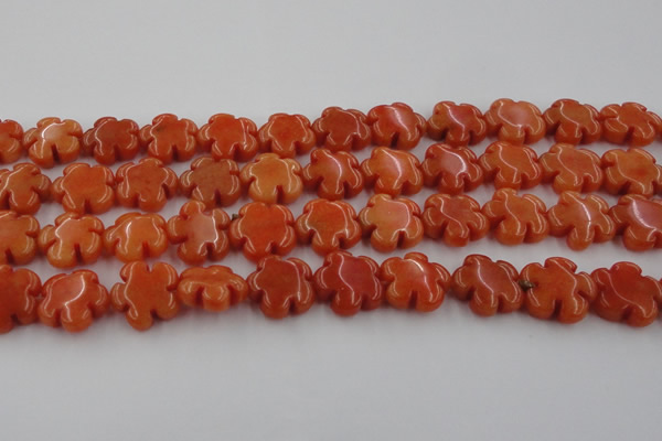 CCN2662 15.5 inches 16mm carved flower candy jade beads wholesale