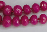 CCN2753 15.5 inches 5*8mm - 12*16mm faceted rondelle candy jade beads