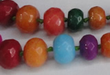 CCN2756 15.5 inches 5*8mm - 12*16mm faceted rondelle candy jade beads