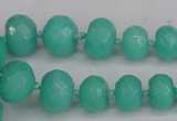 CCN2757 15.5 inches 5*8mm - 12*16mm faceted rondelle candy jade beads