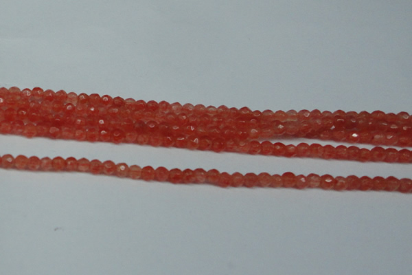 CCN2801 15.5 inches 2mm tiny faceted round candy jade beads