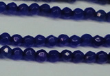 CCN2803 15.5 inches 2mm tiny faceted round candy jade beads