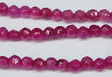 CCN2811 15.5 inches 3mm tiny faceted round candy jade beads