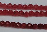 CCN2812 15.5 inches 3mm tiny faceted round candy jade beads