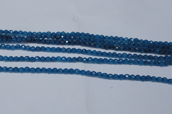 CCN2816 15.5 inches 3mm tiny faceted round candy jade beads