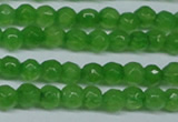 CCN2818 15.5 inches 3mm tiny faceted round candy jade beads