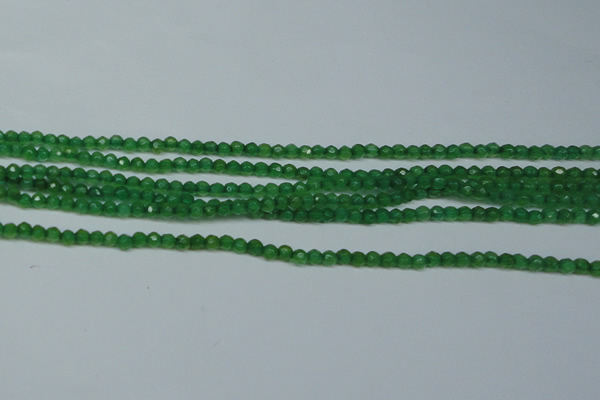 CCN2819 15.5 inches 3mm tiny faceted round candy jade beads