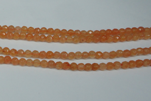 CCN2832 15.5 inches 5mm faceted round candy jade beads