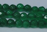 CCN2835 15.5 inches 5mm faceted round candy jade beads