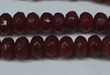 CCN2850 15.5 inches 2*4mm faceted rondelle candy jade beads