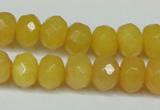 CCN2861 15.5 inches 4*6mm faceted rondelle candy jade beads