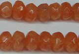 CCN2872 15.5 inches 5*8mm faceted rondelle candy jade beads