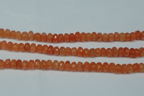 CCN2872 15.5 inches 5*8mm faceted rondelle candy jade beads