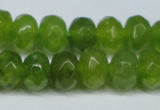 CCN2874 15.5 inches 5*8mm faceted rondelle candy jade beads