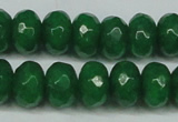 CCN2875 15.5 inches 5*8mm faceted rondelle candy jade beads