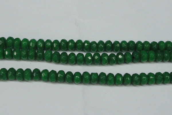 CCN2875 15.5 inches 5*8mm faceted rondelle candy jade beads