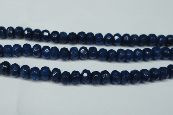 CCN2877 15.5 inches 5*8mm faceted rondelle candy jade beads