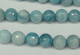 CCN2932 15.5 inches 8mm faceted round candy jade beads