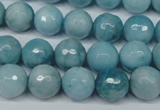 CCN2933 15.5 inches 10mm faceted round candy jade beads