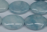 CCN2952 15.5 inches 18*25mm oval candy jade beads wholesale