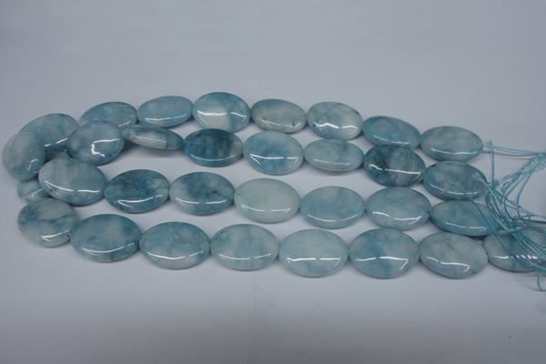 CCN2952 15.5 inches 18*25mm oval candy jade beads wholesale