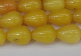 CCN3760 15.5 inches 10*14mm teardrop candy jade beads wholesale