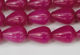 CCN3766 15.5 inches 10*14mm teardrop candy jade beads wholesale