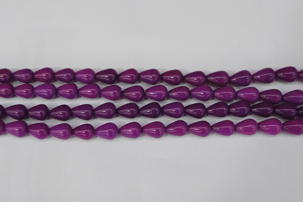 CCN3767 15.5 inches 10*14mm teardrop candy jade beads wholesale