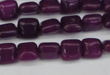 CCN3790 15.5 inches 8*8mm square candy jade beads wholesale