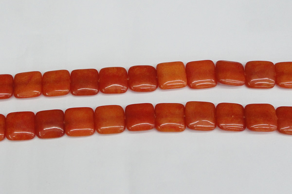 CCN3801 15.5 inches 20*20mm square candy jade beads wholesale