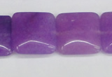 CCN3805 15.5 inches 20*20mm square candy jade beads wholesale